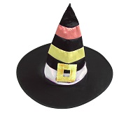 Candy Corn Witch Hat