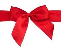 Red hair bow for Vanellope costume
