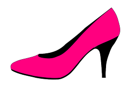 Hot Pink high heel