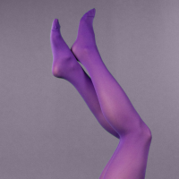 purple fashion tights