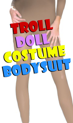 Troll Doll Costume Bodystocking