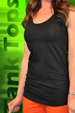 Tank Tops to go with Hot Legs USA hosiery and short shorts