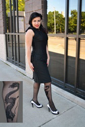 Dragon Tattoo Pantyhose