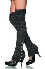 Leg Avenue Leg Warmers with Rhinestones