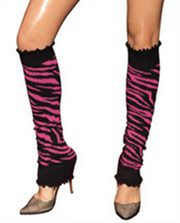 Leg Avenue Zebra Leg warmers