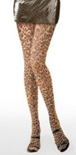 Leg Avenue Lycra Sheer Leopard Print Tights