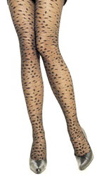 Lycra Sheer Leopard Print Pantyhose