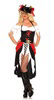 Pirate beauty Halloween costume.