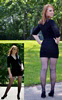 Sheer pantyhose with diamond back seam