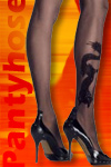 Leg Avenue pantyhose with Black Dragon, sexy, daring, comfortable SHOP Hot Legs USA Leg Avenue Dragon Tattoo Pantyhose