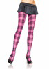 Plaid Opaque Pantyhose