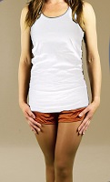 White Decoy Tank Top