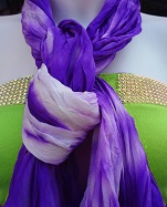 Purple fashion scarf