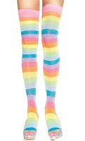 Rainbow Thigh Highs