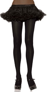 Leg Avenue black nylon tights