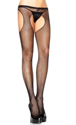 gussetless fishnet stockings