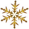 Gold Snowflake