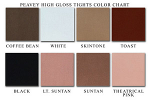 Peavey High Gloss Tights Color Options