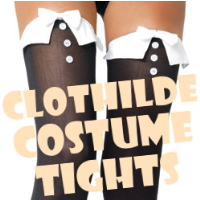 French Maid Costume Tights