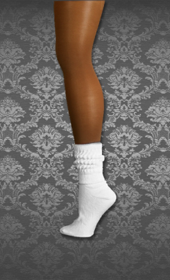 80s Fashion Slouch Socks