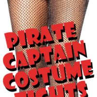Pirate Captain Costume Fishnet Pantyhose