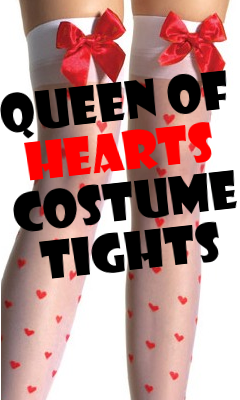 Queen of Hearts Costume Thigh Highs
