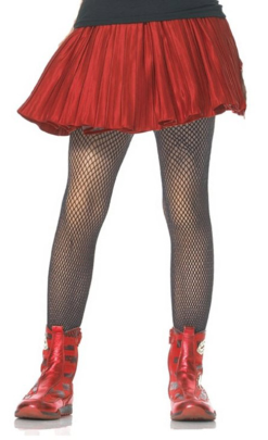 Childrens Leg Avenue Black Fishnet Tights LA4067