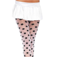 LA7941 Leg Avenue Sheer Polka Dot Pantyhose