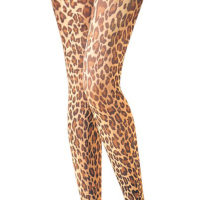 Mens Leg Avenue Sheer Leopard Print Thights Shop Now! Leg Avenue Sheer Leopard Print Tights For Men LA7271M