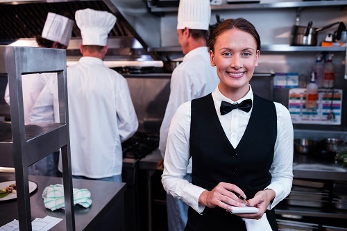 Server Uniform at Restaurant