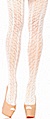 White Knit Tights Opaque