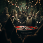 The Haunchyville Dwarves getting into some hijinx gambling on roulette