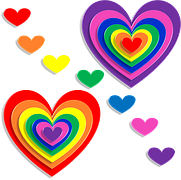 Rainbow Hearts